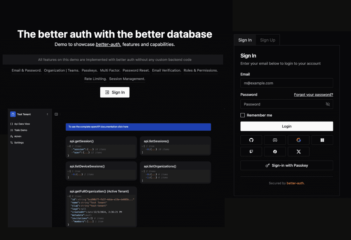 Better Auth with Nile