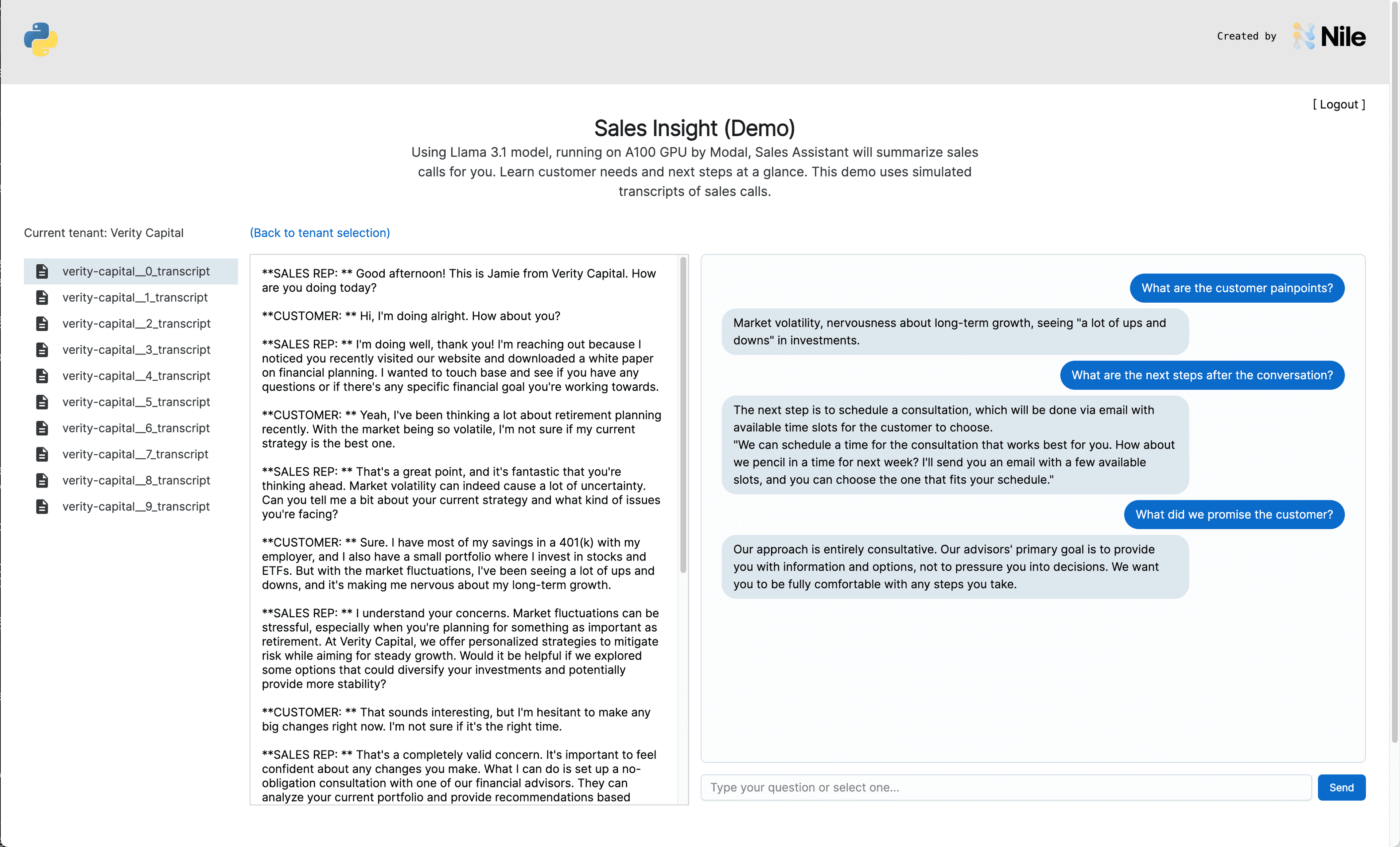 Sales Insights - AI-Native Sales Assistant